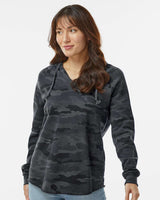 Women's California Wave Wash Hooded Pullover - Independent Trading Company