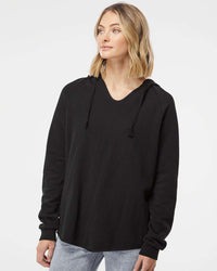 Women's California Wave Wash Hooded Pullover - Independent Trading Company