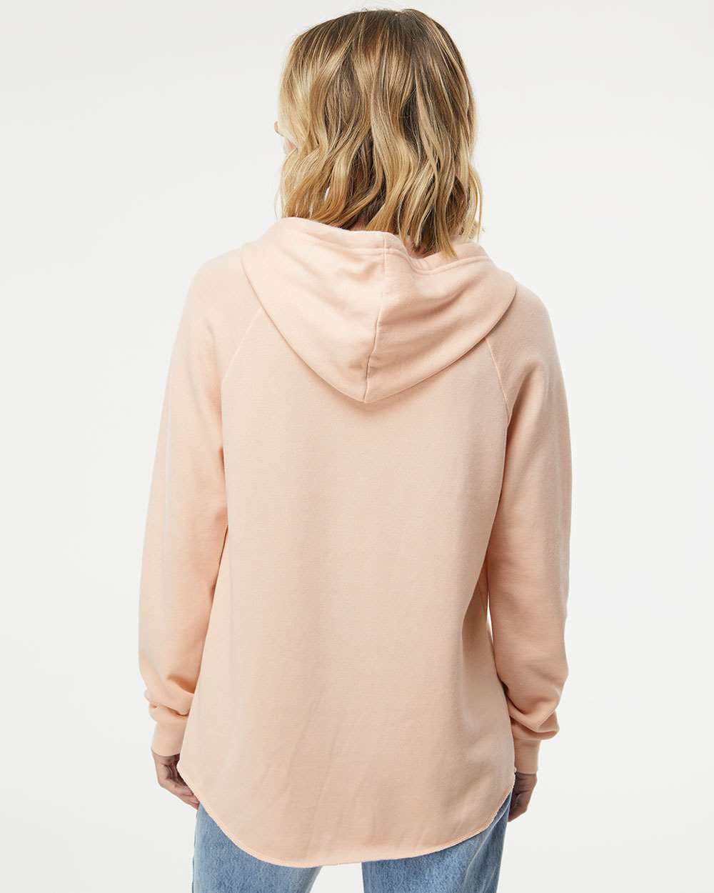 Women's California Wave Wash Hooded Pullover - Independent Trading Company