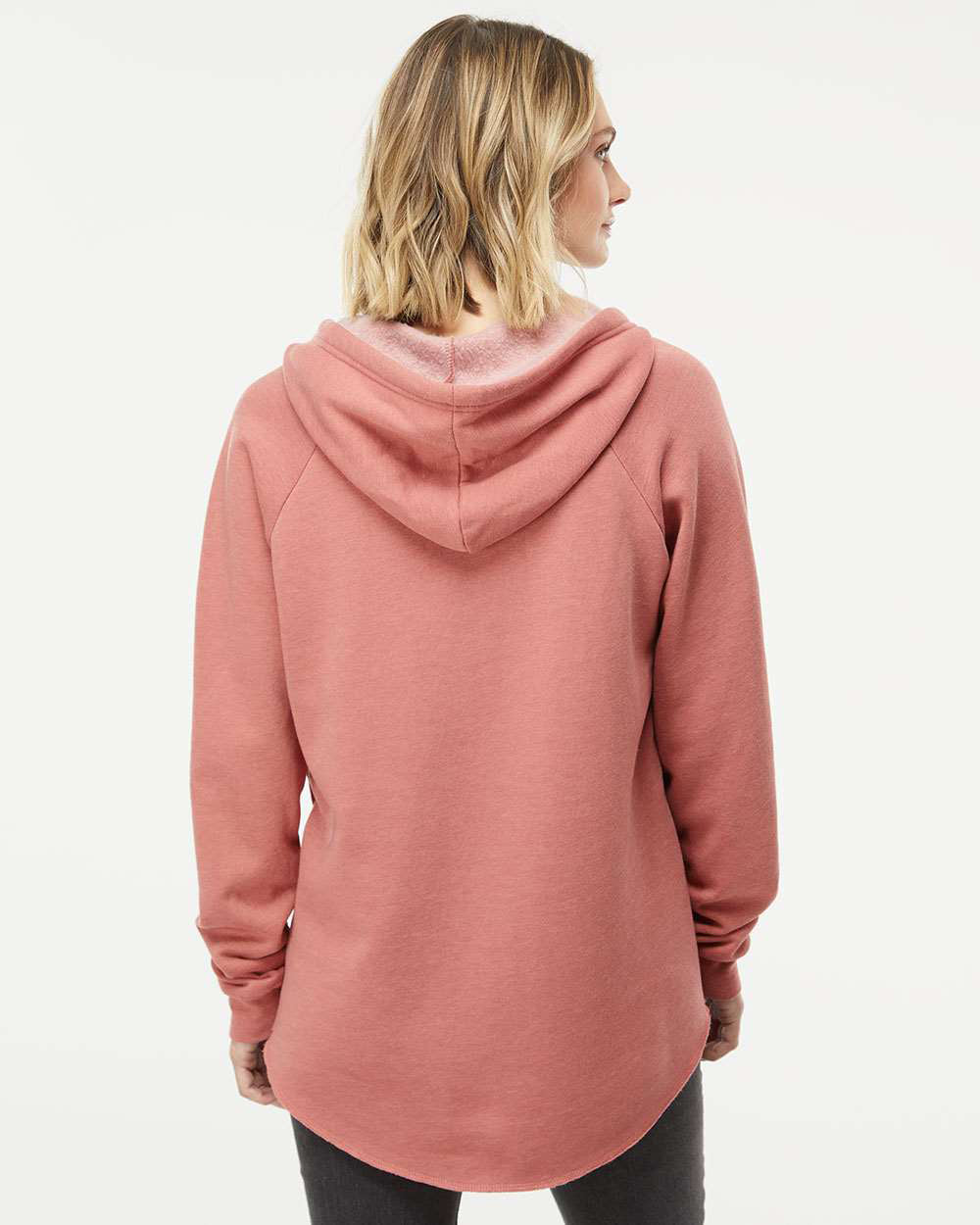 Women's California Wave Wash Hooded Pullover - Independent Trading Company