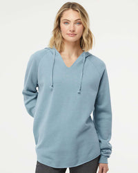 Women's California Wave Wash Hooded Pullover - Independent Trading Company