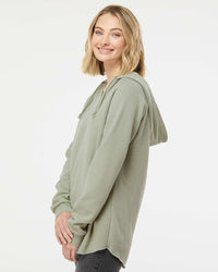Women's California Wave Wash Hooded Pullover - Independent Trading Company