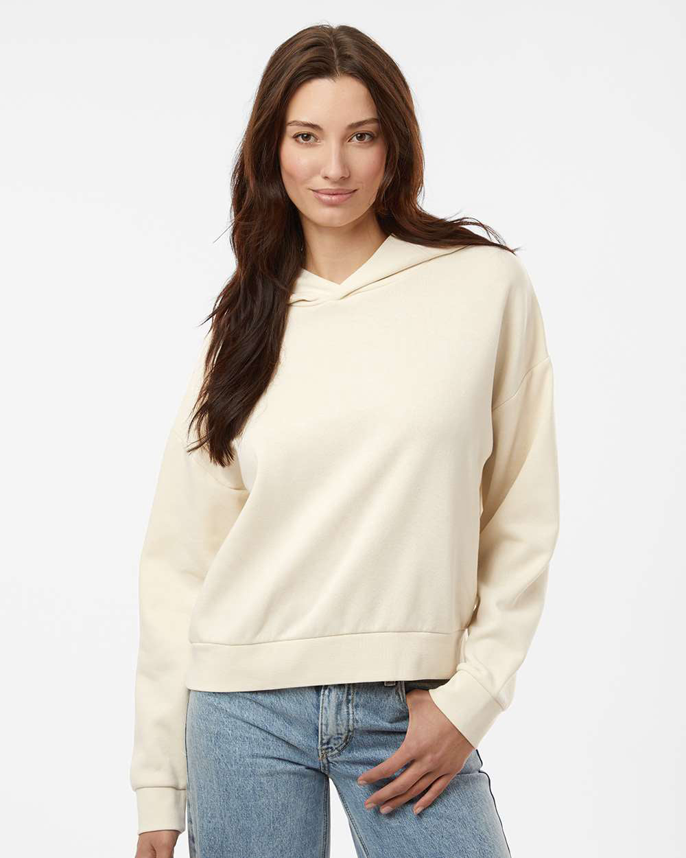 8YARDS Women's RIBSEPA-PULLOVER 2G ベージュM Women's California Wave Wash Sunday Hoodie | Independent Trading