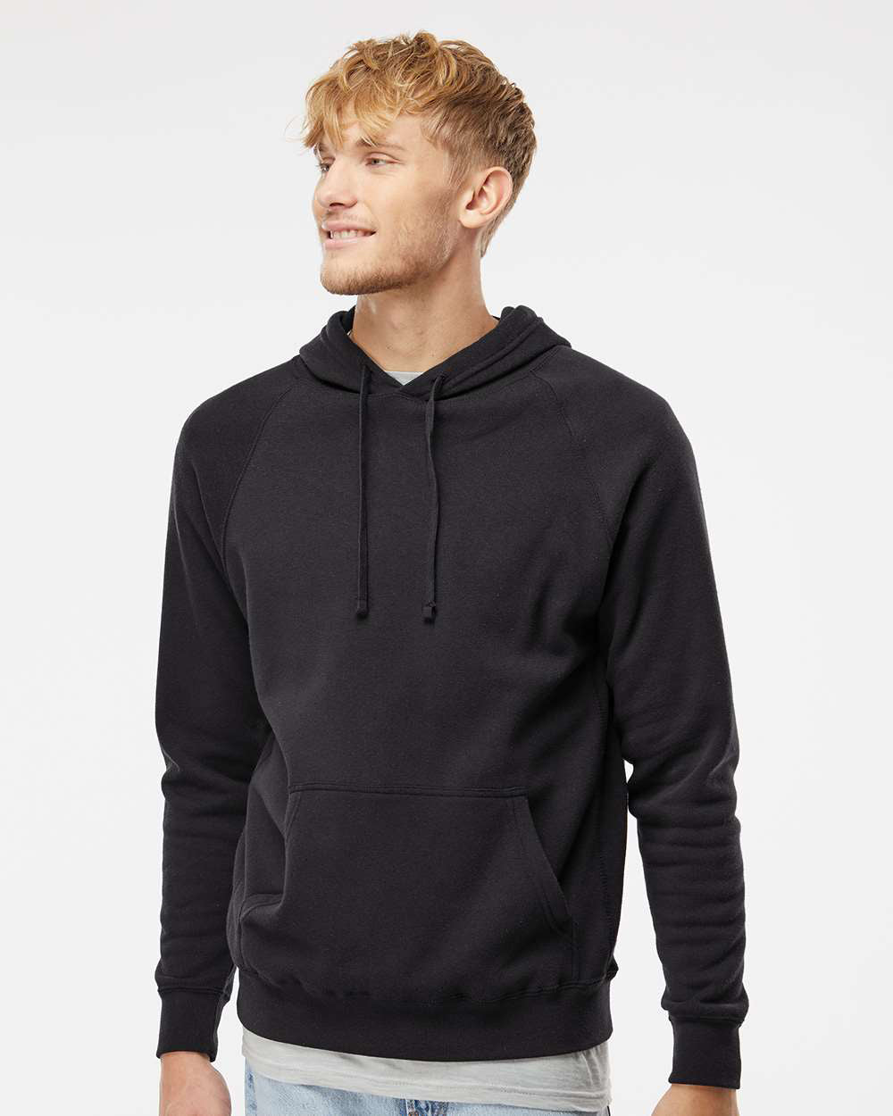 Unisex Special Blend Raglan Hooded Pullover - Independent Trading Company