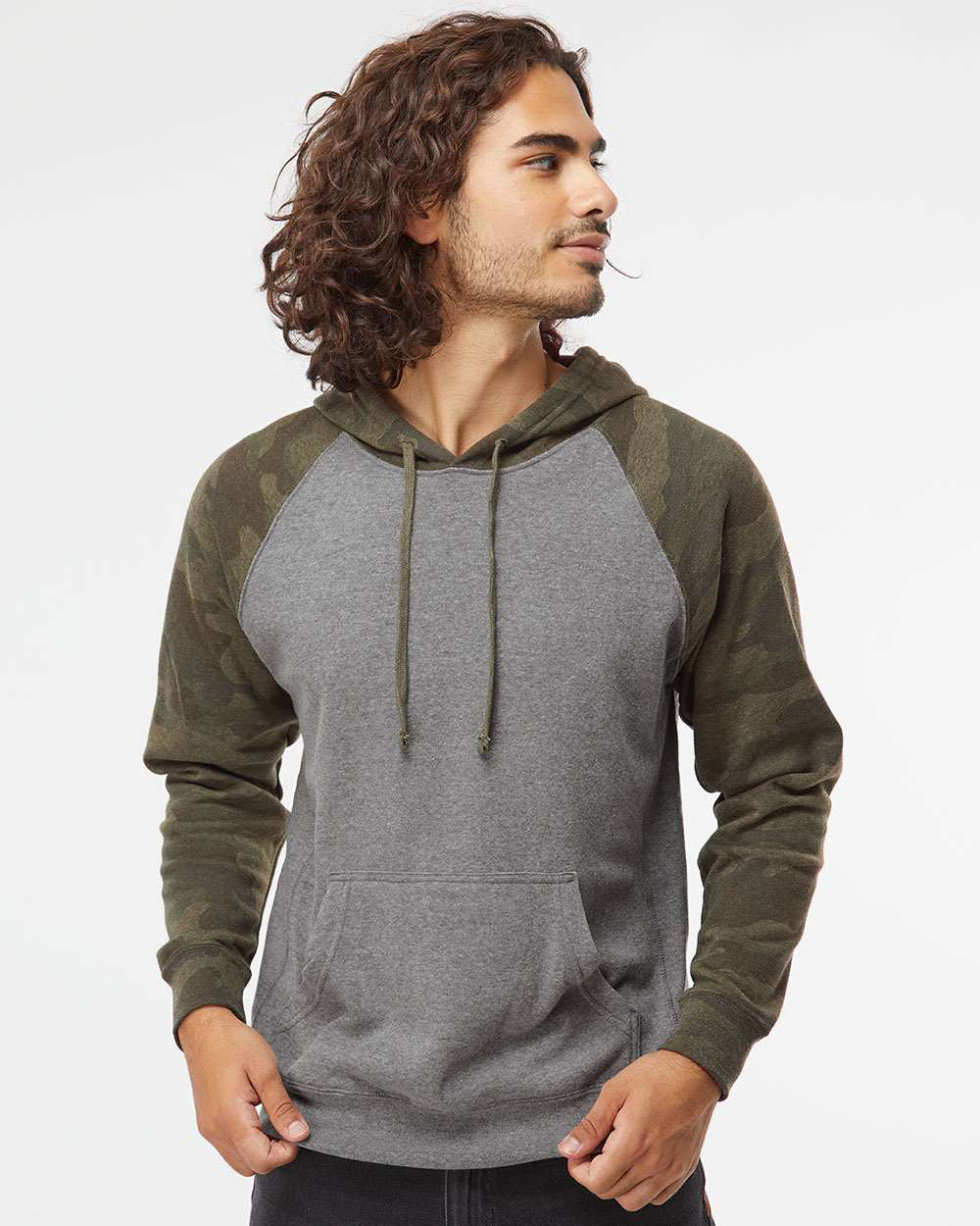 Unisex Special Blend Raglan Hooded Pullover - Independent Trading Company