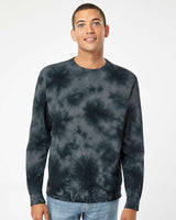 9oz. Unisex Midweight Tie Dye Crew - Independent Trading Company