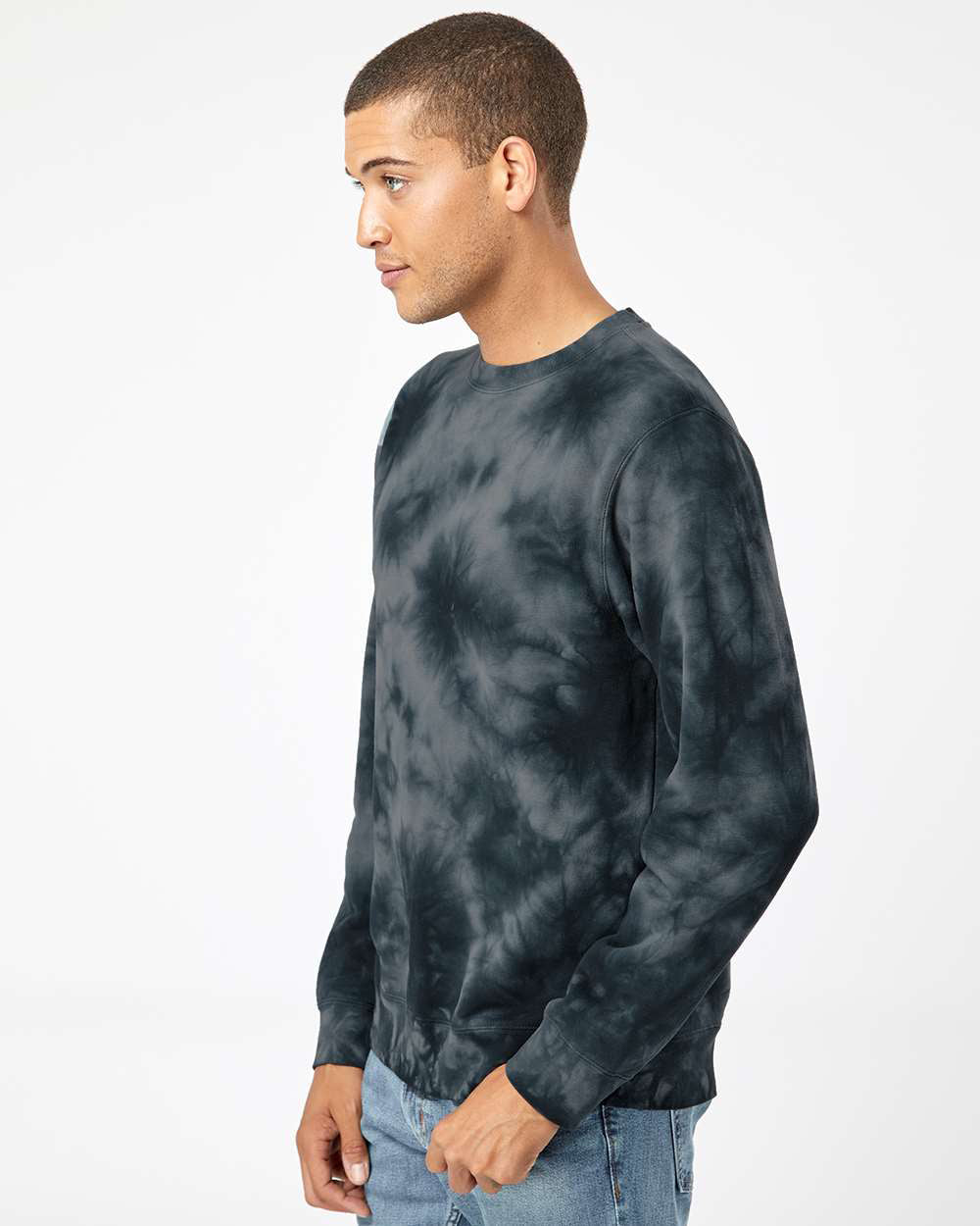 9oz. Unisex Midweight Tie Dye Crew | Independent Trading Co.