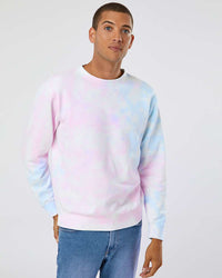 9oz. Unisex Midweight Tie Dye Crew - Independent Trading Company