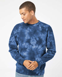 9oz. Unisex Midweight Tie Dye Crew - Independent Trading Company
