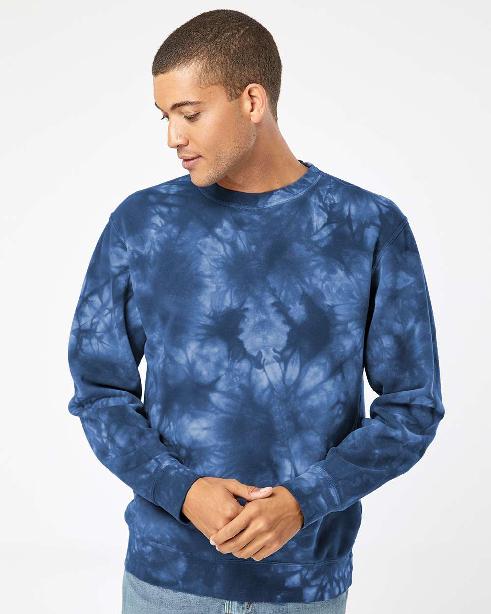 9oz. Unisex Midweight Tie Dye Crew - Independent Trading Company
