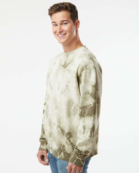 9oz. Unisex Midweight Tie Dye Crew - Independent Trading Company