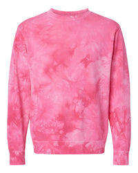 9oz. Unisex Midweight Tie Dye Crew - Independent Trading Company
