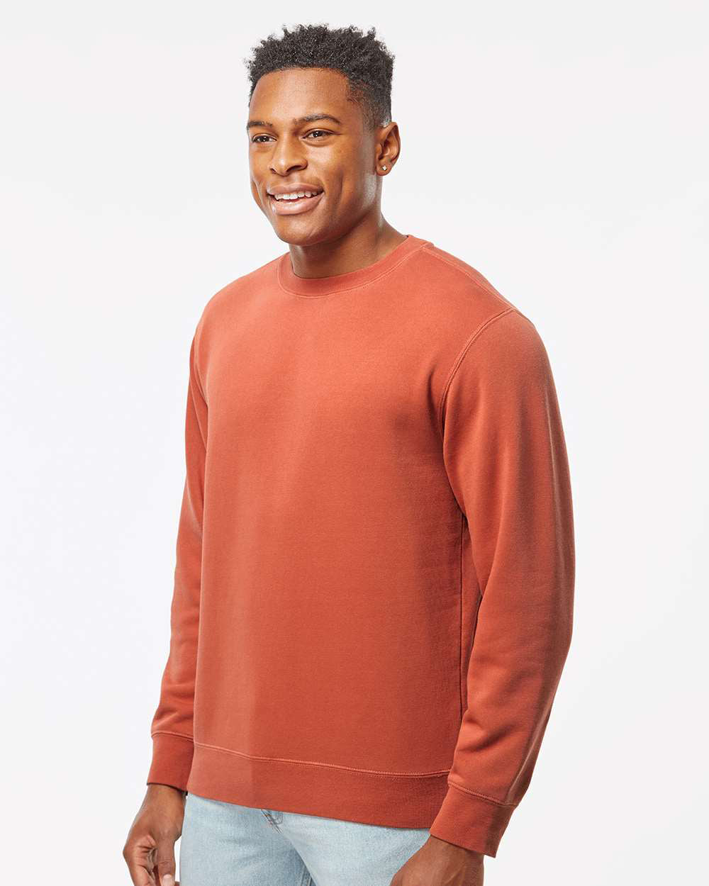 COOTIE PRODUCTIONS PIGMENT DYED OPEN END YARN SWEAT CREW