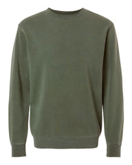 9oz. Unisex Midweight Pigment Dye Crew - Independent Trading Company