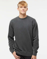 9oz. Unisex Midweight Pigment Dye Crew - Independent Trading Company
