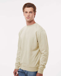 9oz. Unisex Midweight Pigment Dye Crew - Independent Trading Company