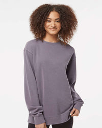 9oz. Unisex Midweight Pigment Dye Crew - Independent Trading Company