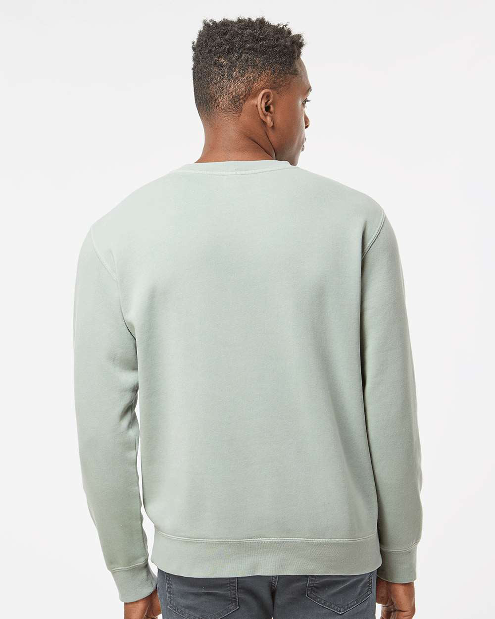 9oz. Unisex Midweight Pigment Dye Crew - Independent Trading Company