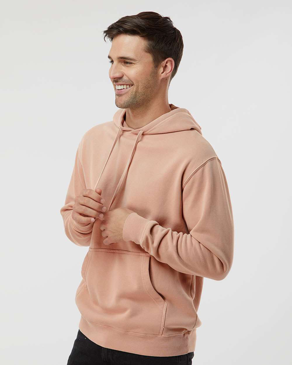 9oz. Unisex Midweight Pigment Dye Pullover Hood 9oz. Unisex Midweight Pigment Dye Pullover Hood