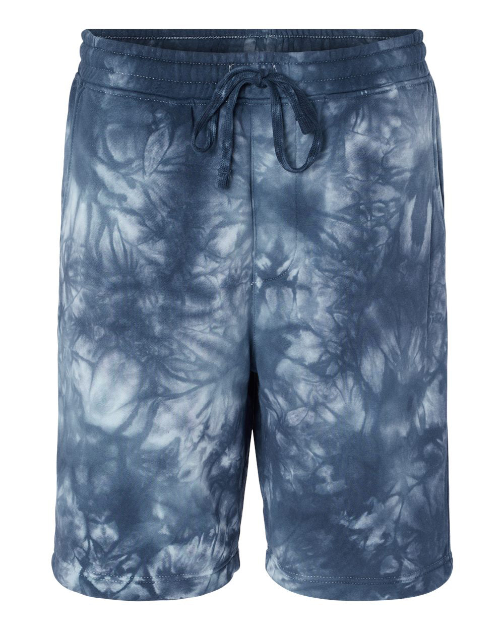Short Homme Nahmias En Soie Et élasthanne - Bleu Moyen Tie Dye - Taille M (taille 29) - Occasion Bon état