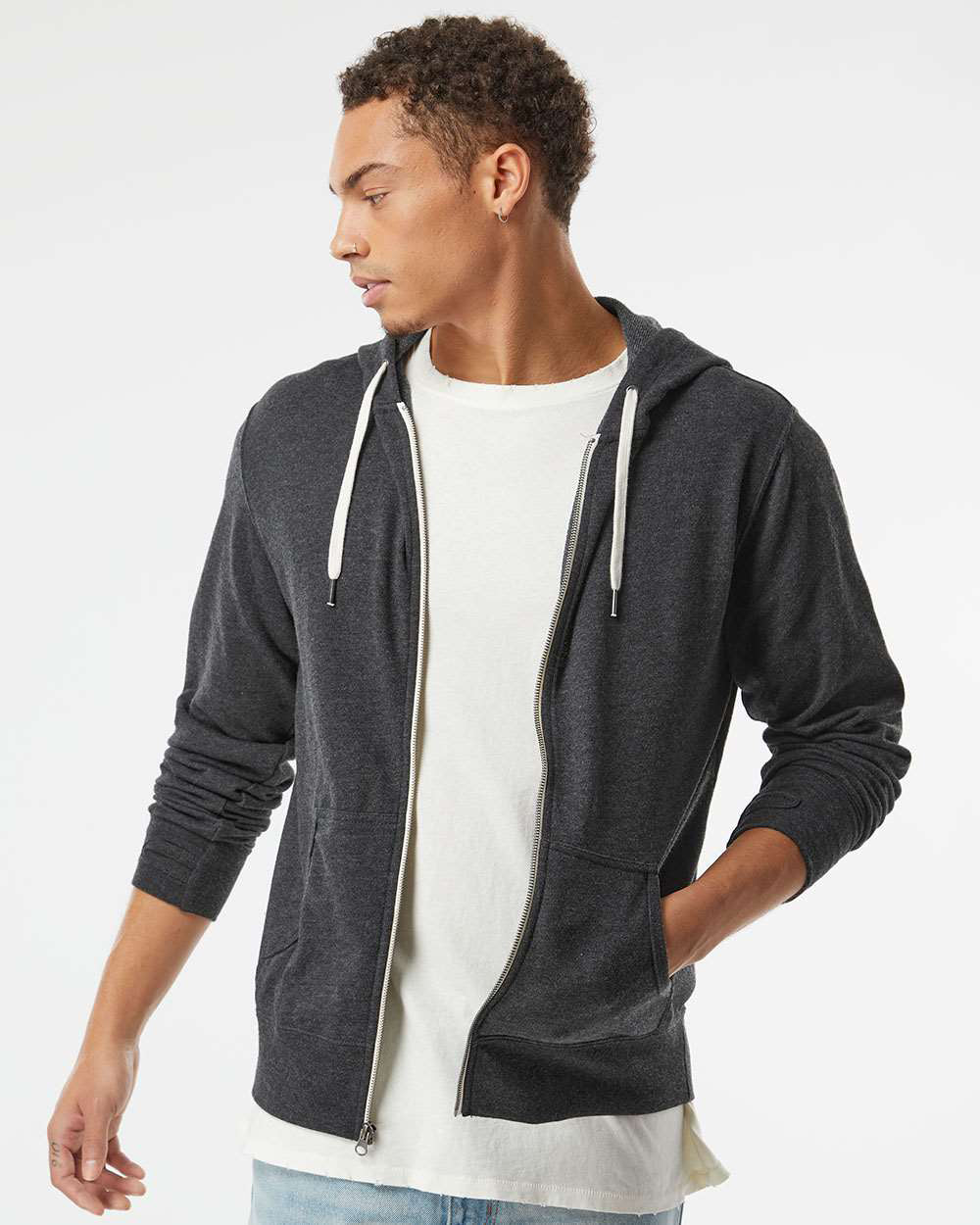 Unisex French Terry Zip Hood | Independent Trading Co.
