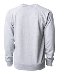 Unisex Lightweight Loopback Terry Crew - Independent Trading Company