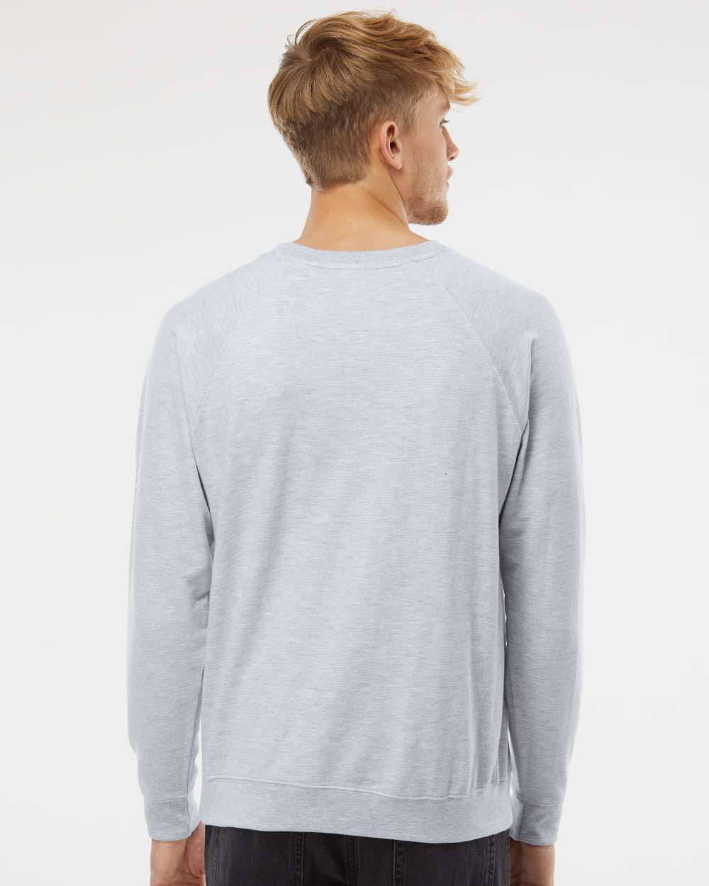 Unisex Lightweight Loopback Terry Crew - Independent Trading Company