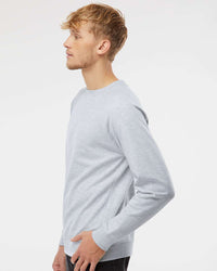 Unisex Lightweight Loopback Terry Crew - Independent Trading Company