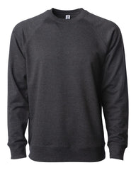 Unisex Lightweight Loopback Terry Crew - Independent Trading Company