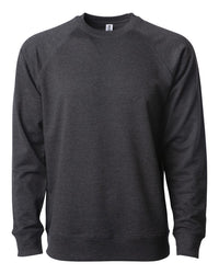 Unisex Lightweight Loopback Terry Crew - Independent Trading Company