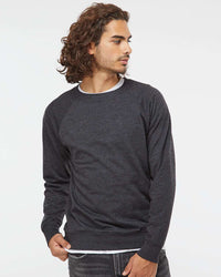 Unisex Lightweight Loopback Terry Crew - Independent Trading Company