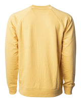 Unisex Lightweight Loopback Terry Crew - Independent Trading Company