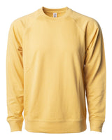 Unisex Lightweight Loopback Terry Crew - Independent Trading Company