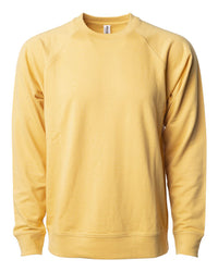 Unisex Lightweight Loopback Terry Crew - Independent Trading Company