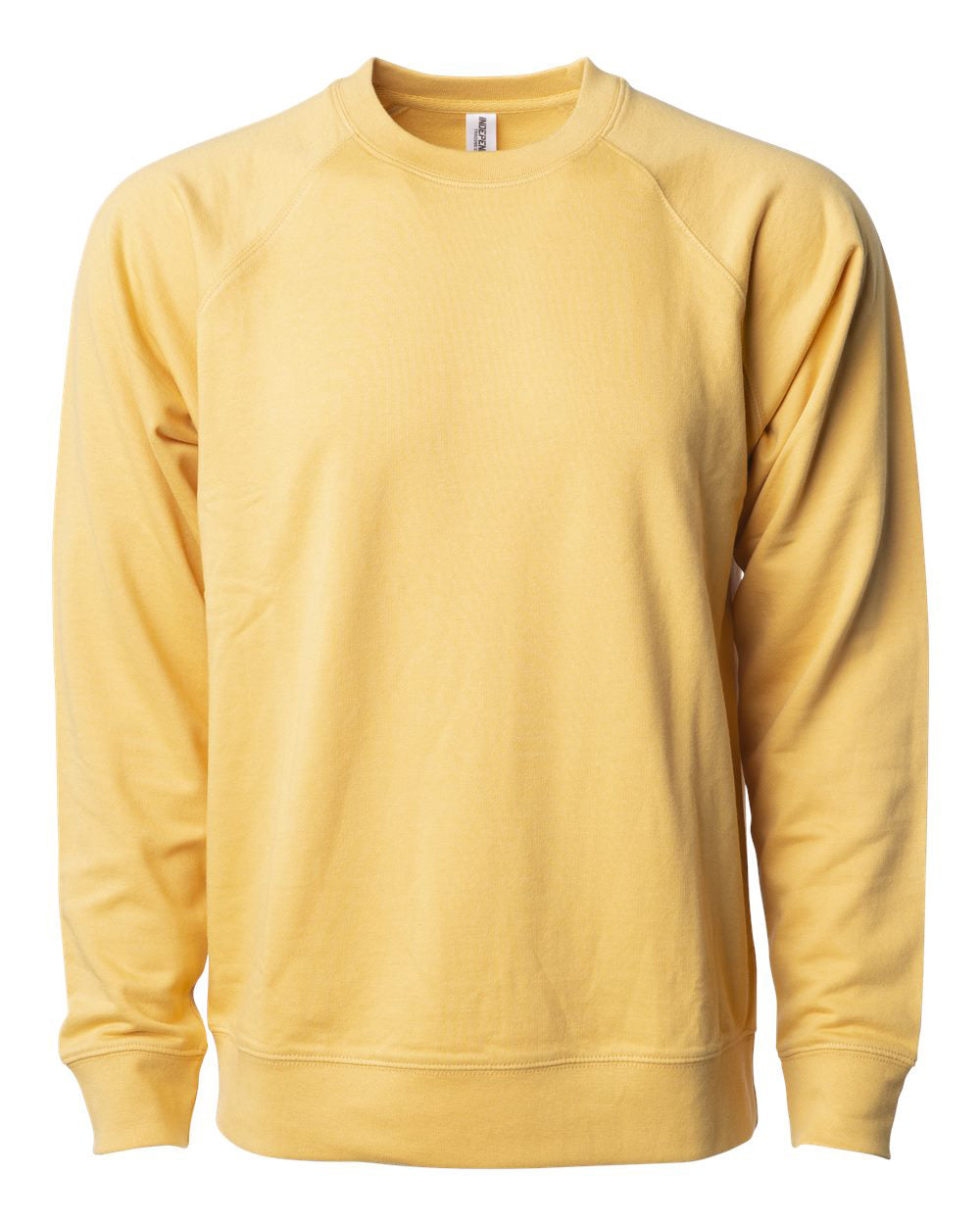 Unisex Lightweight Loopback Terry Crew - Independent Trading Company