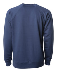 Unisex Lightweight Loopback Terry Crew - Independent Trading Company