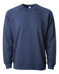 Unisex Lightweight Loopback Terry Crew - Independent Trading Company