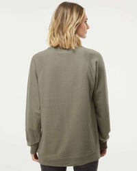 Unisex Lightweight Loopback Terry Crew - Independent Trading Company