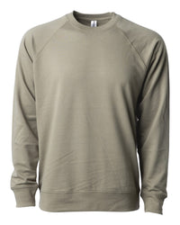 Unisex Lightweight Loopback Terry Crew - Independent Trading Company