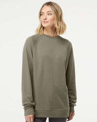 Unisex Lightweight Loopback Terry Crew - Independent Trading Company