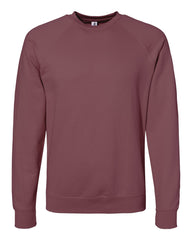 Unisex Lightweight Loopback Terry Crew - Independent Trading Company