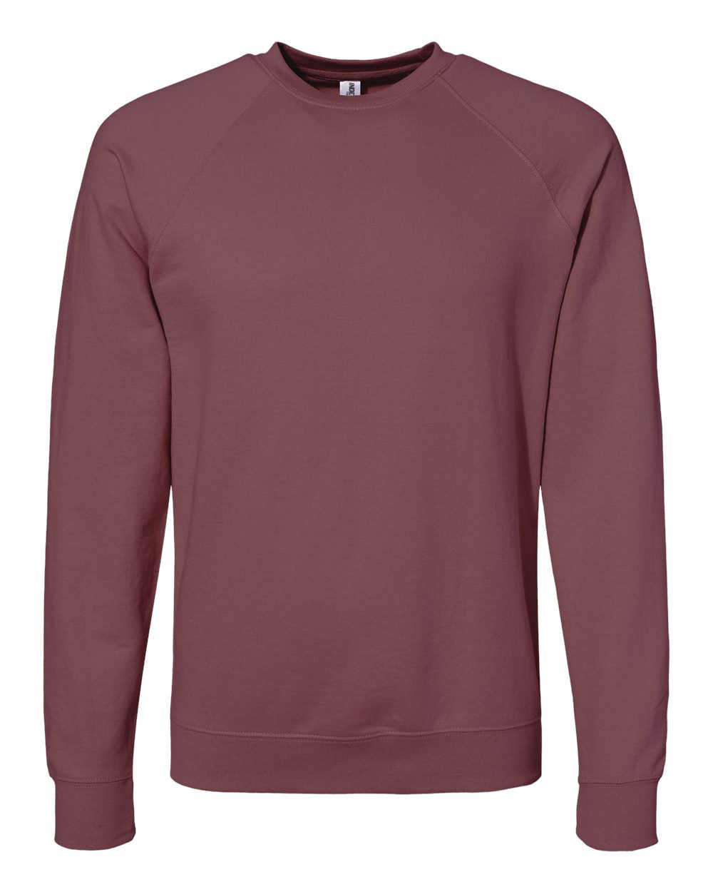 Unisex Lightweight Loopback Terry Crew - Independent Trading Company