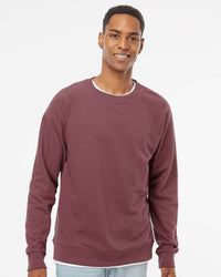 Unisex Lightweight Loopback Terry Crew - Independent Trading Company