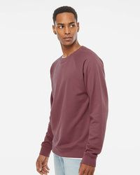 Unisex Lightweight Loopback Terry Crew - Independent Trading Company