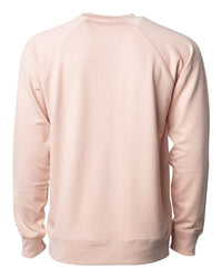 Unisex Lightweight Loopback Terry Crew - Independent Trading Company