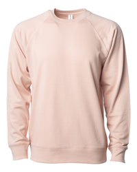 Unisex Lightweight Loopback Terry Crew - Independent Trading Company