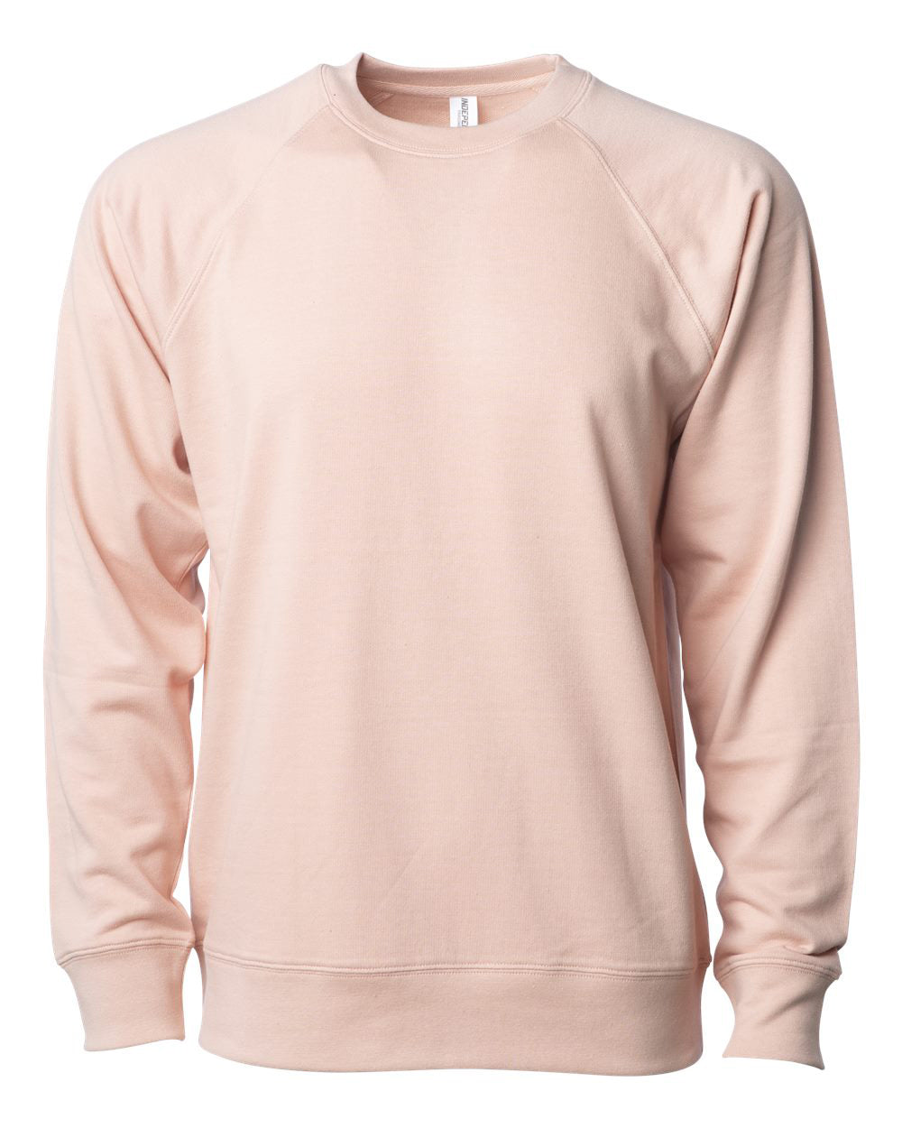 Unisex Lightweight Loopback Terry Crew - Independent Trading Company