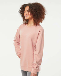 Unisex Lightweight Loopback Terry Crew - Independent Trading Company