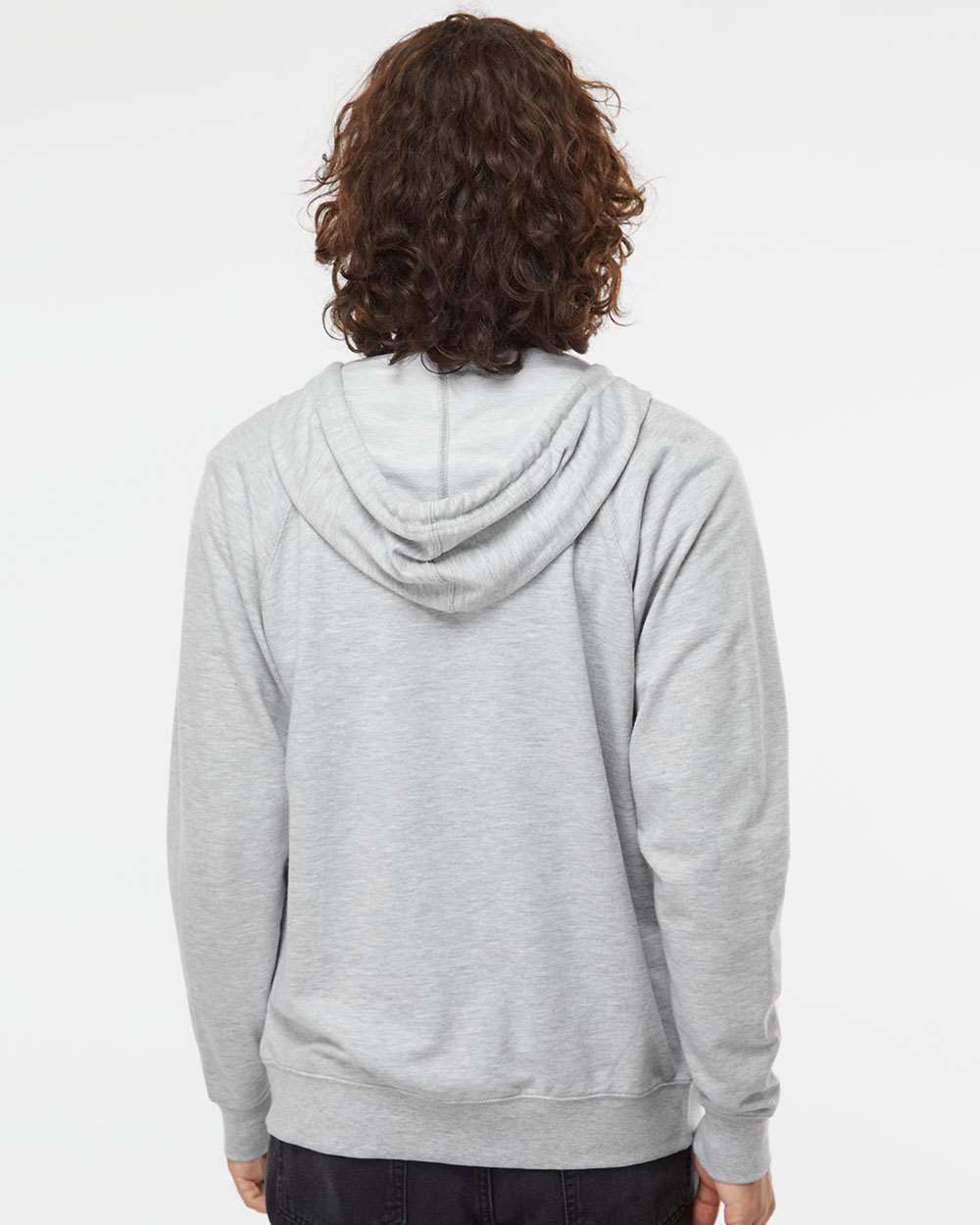 Unisex Lightweight Loopback Terry Zip Hood - Independent Trading Company