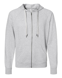 Unisex Lightweight Loopback Terry Zip Hood - Independent Trading Company